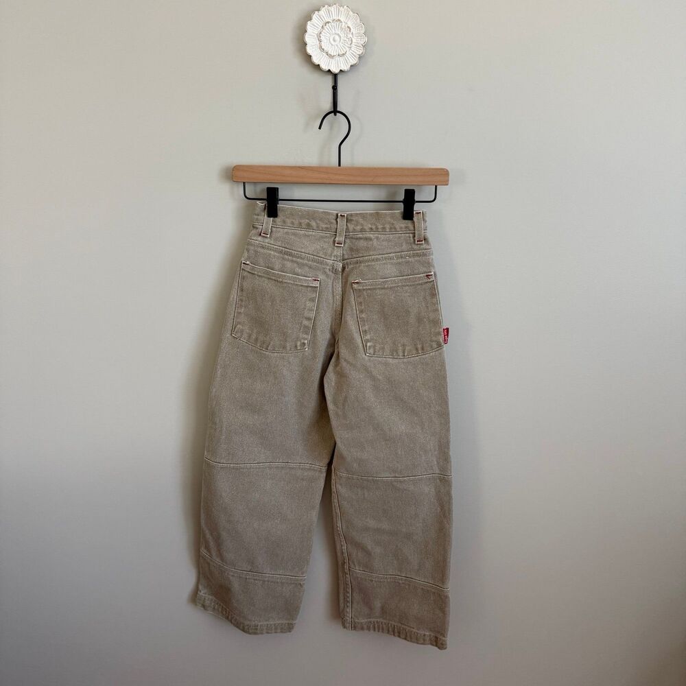 Vintage Y2K Bugle Boy 10 Regular Khaki Tan Jeans GUC Loose Fit